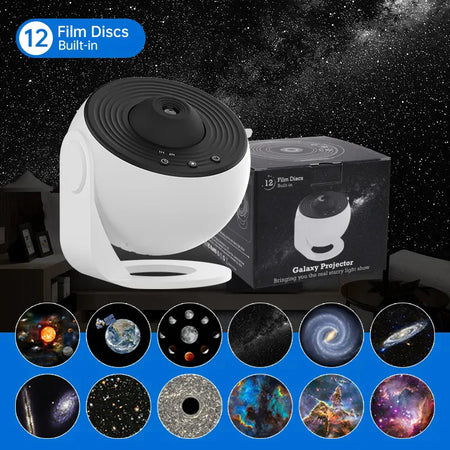 Proyector de Estrellas LED con Música – Luz Nocturna Infantil para Dormitorio