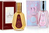 Pack de Perfumes Árabes – Yara & Ameerat Al Arab – Exclusivos Aromas Orientales – 2 Perfumes de 50ml – Fragancias Elegantes y Duraderas para Mujer