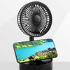 Boji Ventilador USB, portátil, portátil y plegable, mini ventilador USB, cargador inteligente