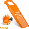 Börner Rösti PowerLine Set de Rallador de Patatas (2 piezas) • Rallador + Protector de Dedos para Rösti Suizo o Tortitas de Calabacín • Ideal para Patatas Crudas, Calabacín y más (Violeta)
